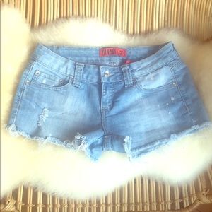 ZANA DI Denim Cutoff Shorts